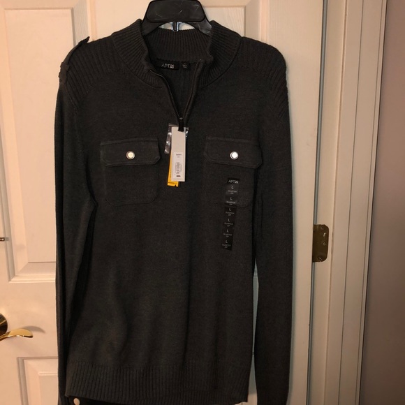 Brand New With Tags- Men’s APT 9 Sweater size L - Picture 2 of 6
